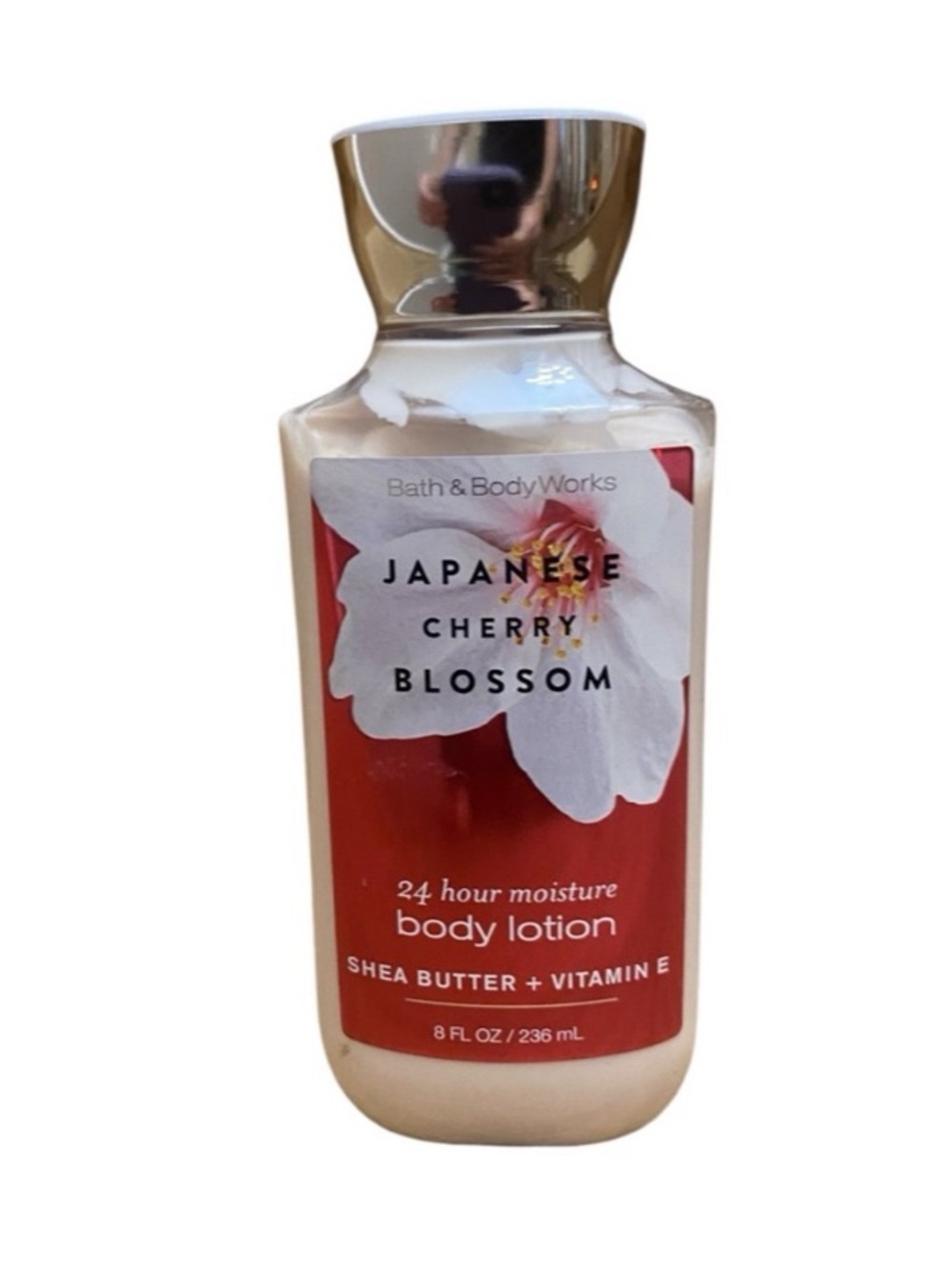 Bath & Body Works Japanese Cherry Blossom 24 Hour Body Lotion Shea Butter Vit E